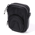 A BATHING APE SHARK LEATHER MINI BAG