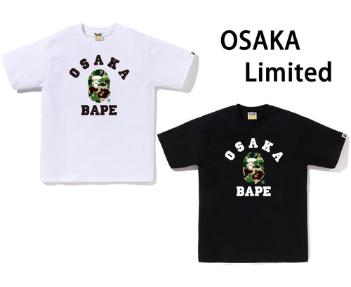 A BATHING APE ABC CAMO OSAKA COLLEGE TEE ( OSAKA Limited )