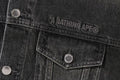 A BATHING APE DISTRESSED 13oz DENIM TRACKER JACKET