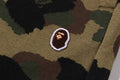 A BATHING APE 1ST CAMO JACQUARD ONE POINT RELAXED FIT SWEAT SHORTS