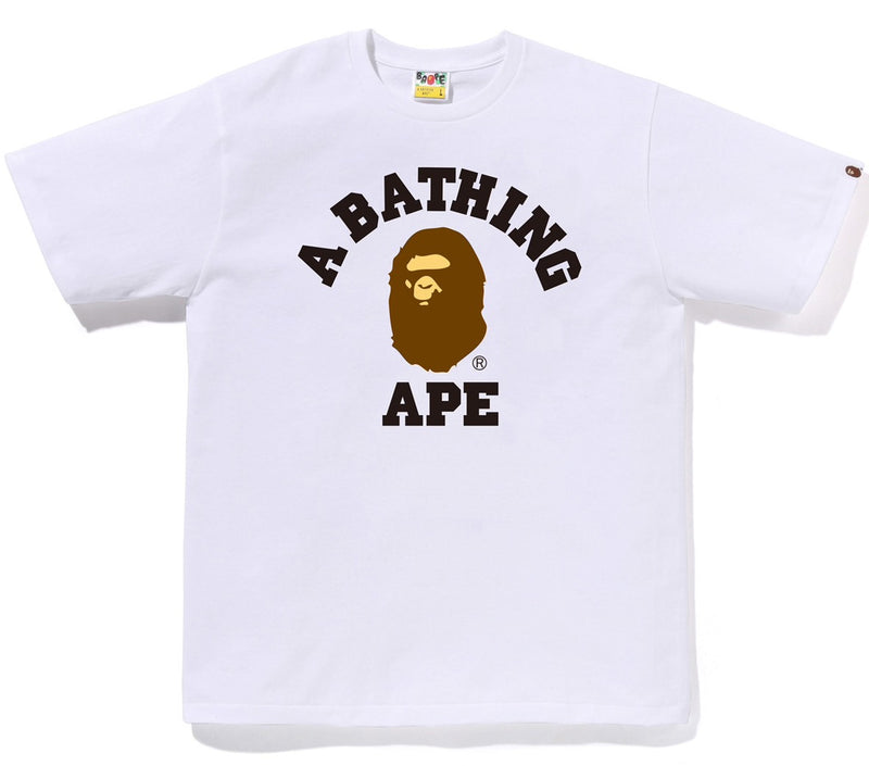 A BATHING APE COLLEGE TEE