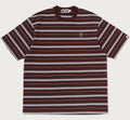 A BATHING APE ONE POINT STRIPE RELAXED FIT TEE