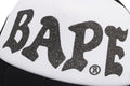 A BATHING APE BAPE GLITTER PRINT MESH CAP