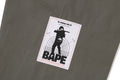 A BATHING APE BATHING APE LOGO MILITARY L/S SHIRT