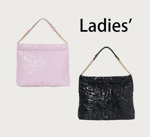 A BATHING APE Ladies' CAMO QUILTING CHAIN HANDLE TOTE BAG