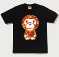A BATHING APE Ladies' SPLASH CAMO BUG BABY MILO TEE