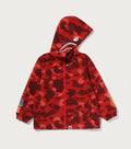 A BATHING APE BAPE KIDS COLOR CAMO SHARK HOODIE JACKET