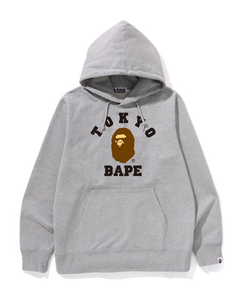 A BATHING APE TOKYO COLLEGE PULLOVER HOODIE ( Tokyo Limited )