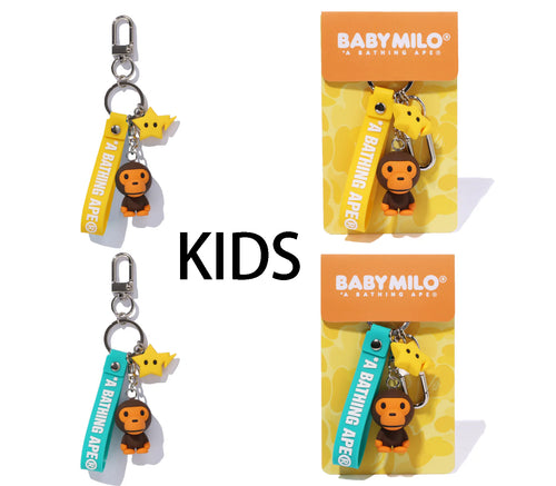 A BATHING APE BAPE KIDS BABY MILO KEYCHAIN