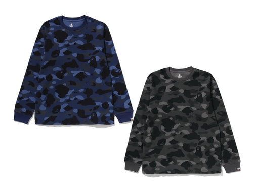 A BATHING APE COLOR CAMO THERMAL L/S TEE