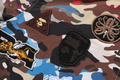 A BATHING APE HYBRID CAMO MULTI BADGE JACKET