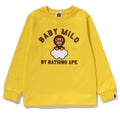 A BATHING APE BAPE KIDS BABY MILO CLOUD LS TEE