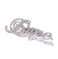 A BATHING APE BAPE RHINESTONE DOUBLE FINGER RING