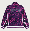 A BATHING APE COLOR CAMO MESH RELAXED FIT TRACK JACKET