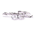 A BATHING APE BAPE RHINESTONE DOUBLE FINGER RING
