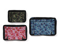 A BATHING APE ABC CAMO TRAVEL POUCH SET