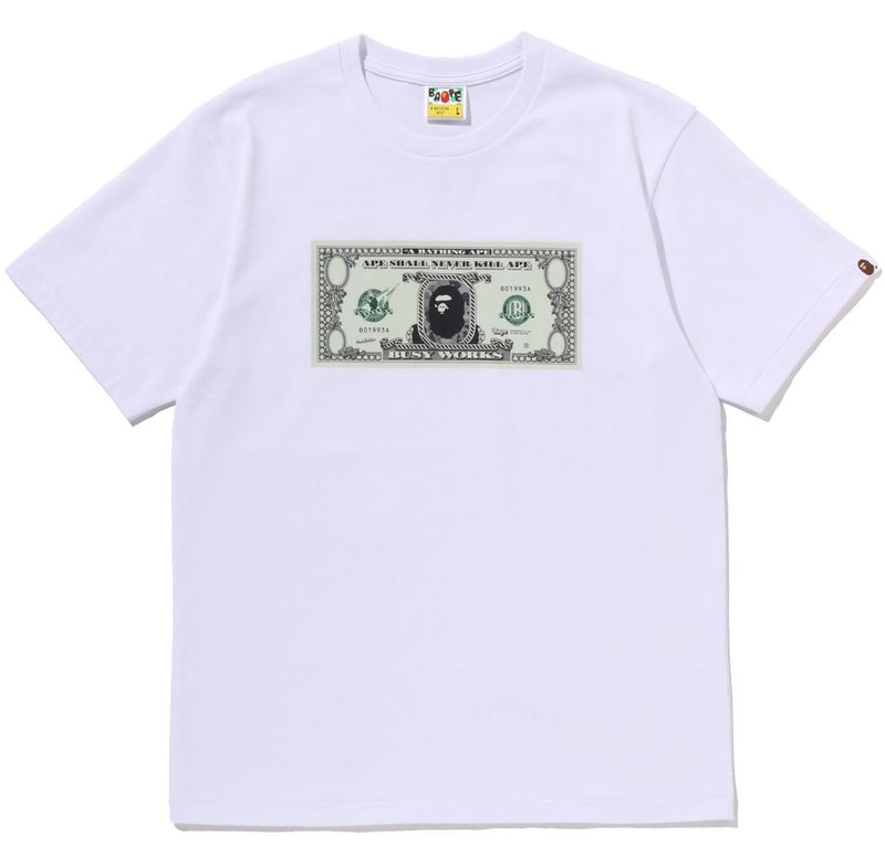 A BATHING APE BAPE BANKNOTE TEE - happyjagabee store