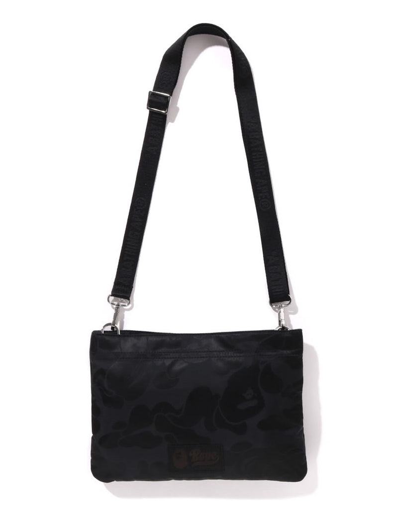 A BATHING APE TONAL SOLID CAMO SHOULDER POUCH