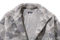 A BATHING APE TONAL SOLID CAMO METAL APE HEAD ONE POINT FLEECE JACKET