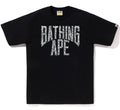 A BATHING APE WILD LEOPARD PATTERN NYC LOGO TEE