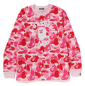 A BATHING APE ABC CAMO COLLEGE L/S TEE