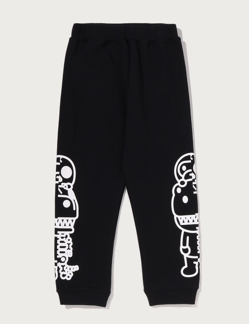 A BATHING APE BAPE KIDS BABY MILO DINOSAUR SWEAT PANTS