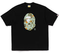 A BATHING APE VACATION PATTERN APE HEAD RELAXED FIT TEE
