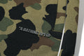 A BATHING APE 1ST CAMO A BATHING APE LOGO RELAXED FIT TRACK SWEAT PANTS