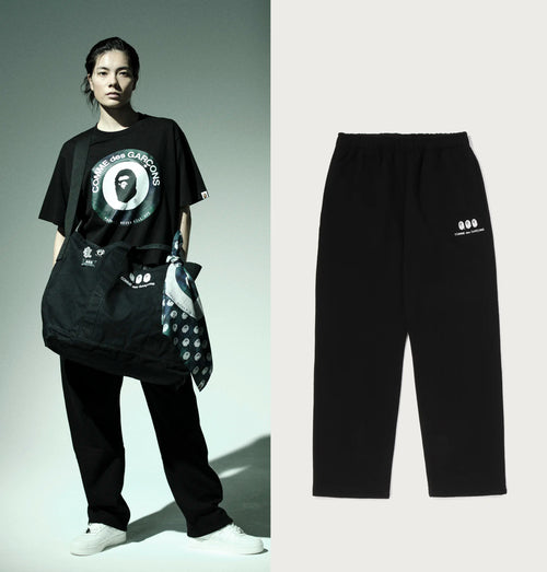 A BATHING APE BAPE x COMME des GARCONS CDG OSAKA Limited BAPE SWEAT PANTS