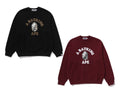 A BATHING APE TREE EDGE CAMO COLLEGE RELAXED FIT CREWNECK SWEAT SHIRT #1