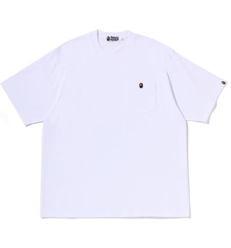 A BATHING APE ONE POINT RELAXED FIT POCKET TEE