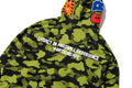 A BATHING APE BAPE x CR7 LIFE LOGO RELAXED FIT SHARK FULL ZIP HOODIE