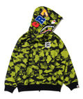 A BATHING APE BAPE x CR7 LIFE LOGO RELAXED FIT SHARK FULL ZIP HOODIE
