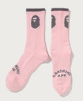 A BATHING APE APE HEAD LINE SOCKS