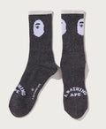 A BATHING APE APE HEAD LINE SOCKS