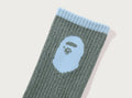 A BATHING APE APE HEAD LINE SOCKS