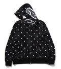 A BATHING APE ABC DOT SHARK FULL ZIP HOODIE