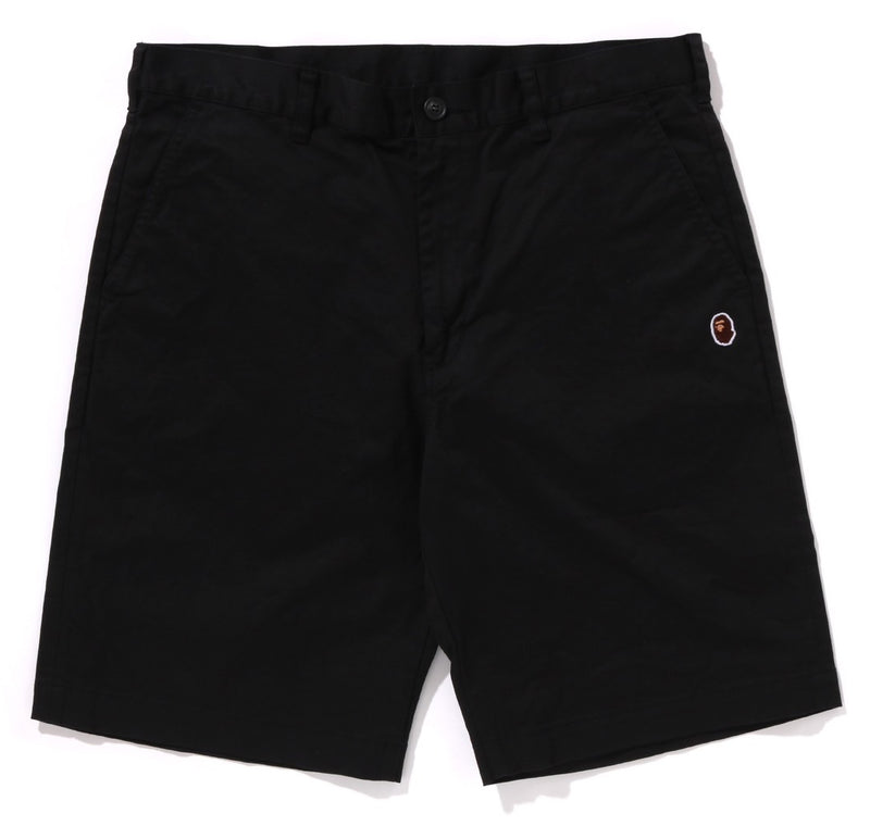 A BATHING APE APE HEAD ONE POINT CHINO SHORTS
