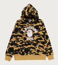 A BATHING APE 1ST CAMO COLLEGE PULLOVER HOODIE