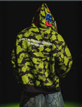 A BATHING APE BAPE x CR7 LIFE LOGO RELAXED FIT SHARK FULL ZIP HOODIE