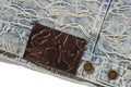 A BATHING APE LINE CAMO JACQUARD DENIM JACKET