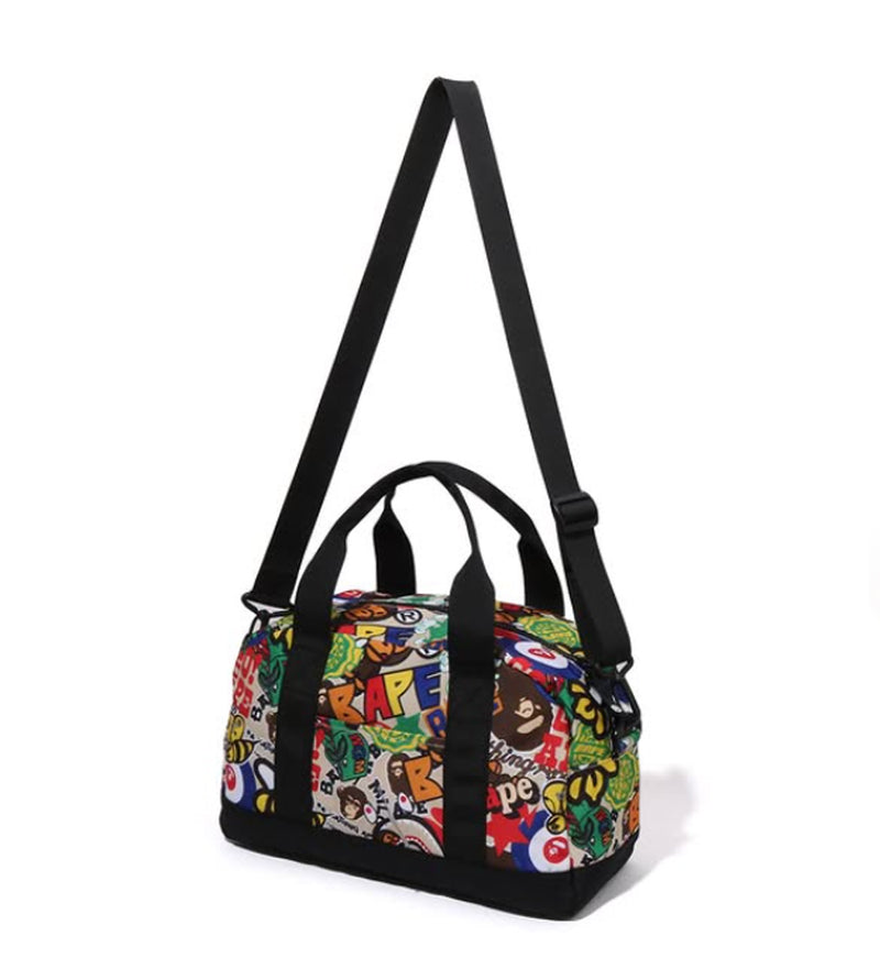 A BATHING APE BAPE KIDS BAPE MILO ASSORTED SHOULDER BAG