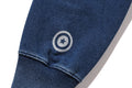 A BATHING APE Ladies' INDIGO SHARK FULL ZIP HOODIE