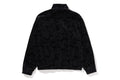 A BATHING APE SOLID CAMO VELOUR METAL ONE POINT RELAXED FIT TRACK JACKET