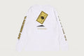 A BATHING APE BAPE CARD GRAPHIC L/S TEE ( ONLINE EXCLUSIVE )