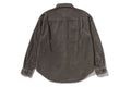 A BATHING APE ONE POINT HEAVY WASHED CORDUROY L/S SHIRT