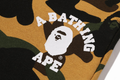 A BATHING APE BAPE KIDS 1ST CAMO COLLEGE SWEAT SHORTS