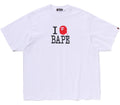 A BATHING APE BAPE LOGO INSIDE OUT RELAXED FIT TEE