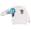 A BATHING APE BAPE KIDS BABY MILO ELEPH CREWNECK SWEATSHIRT