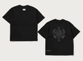 A BATHING APE BAPE BLACK STUDDED BAPE TEE